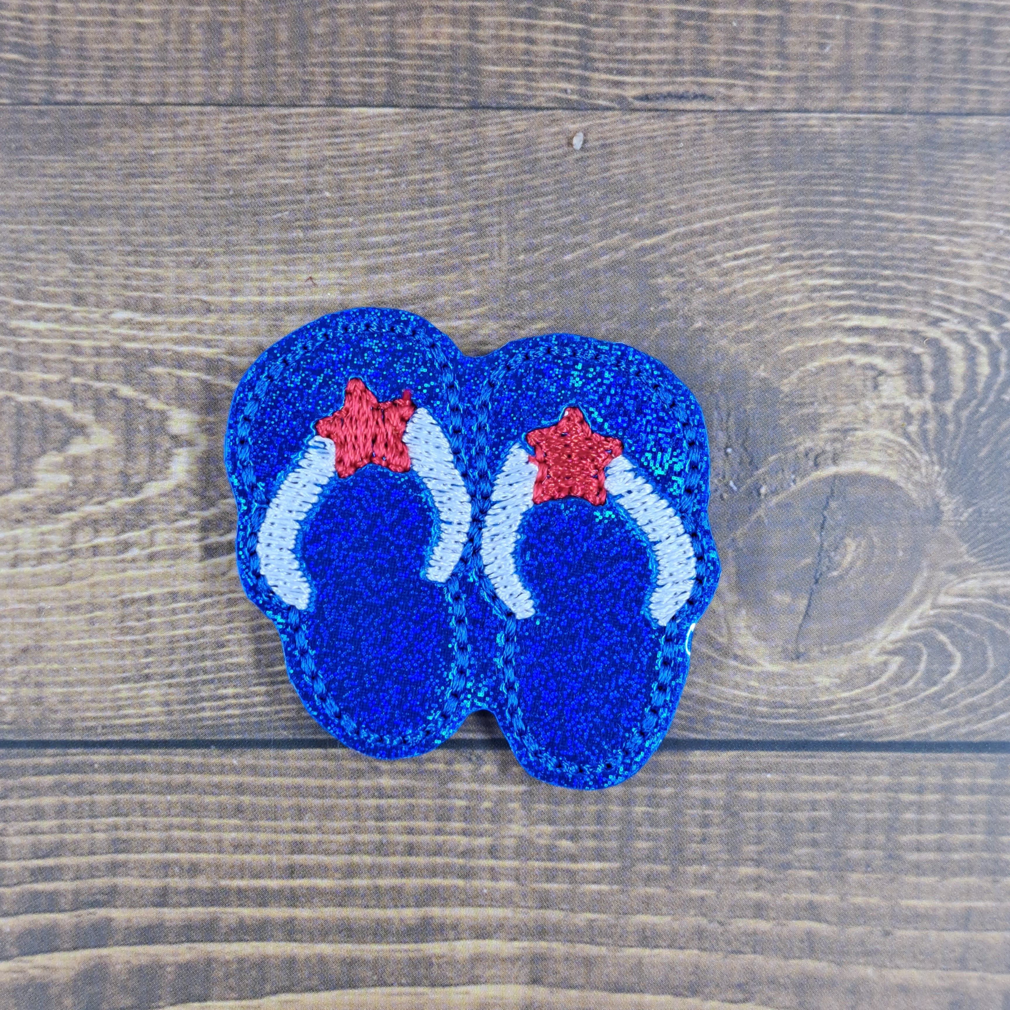 Summer Patriotic Flip Flops