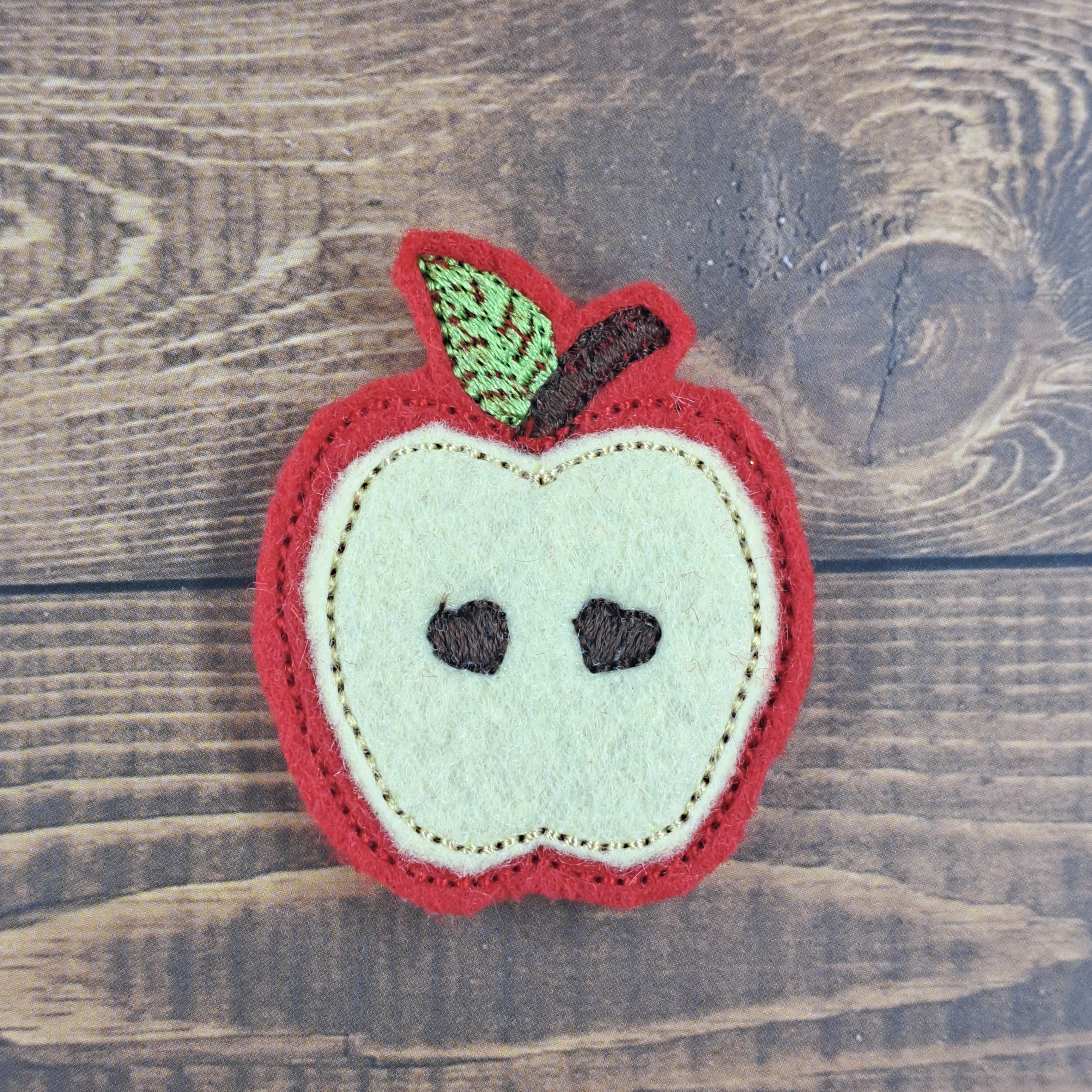 School Apple Half