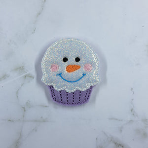 Winter Snowman Cupcake