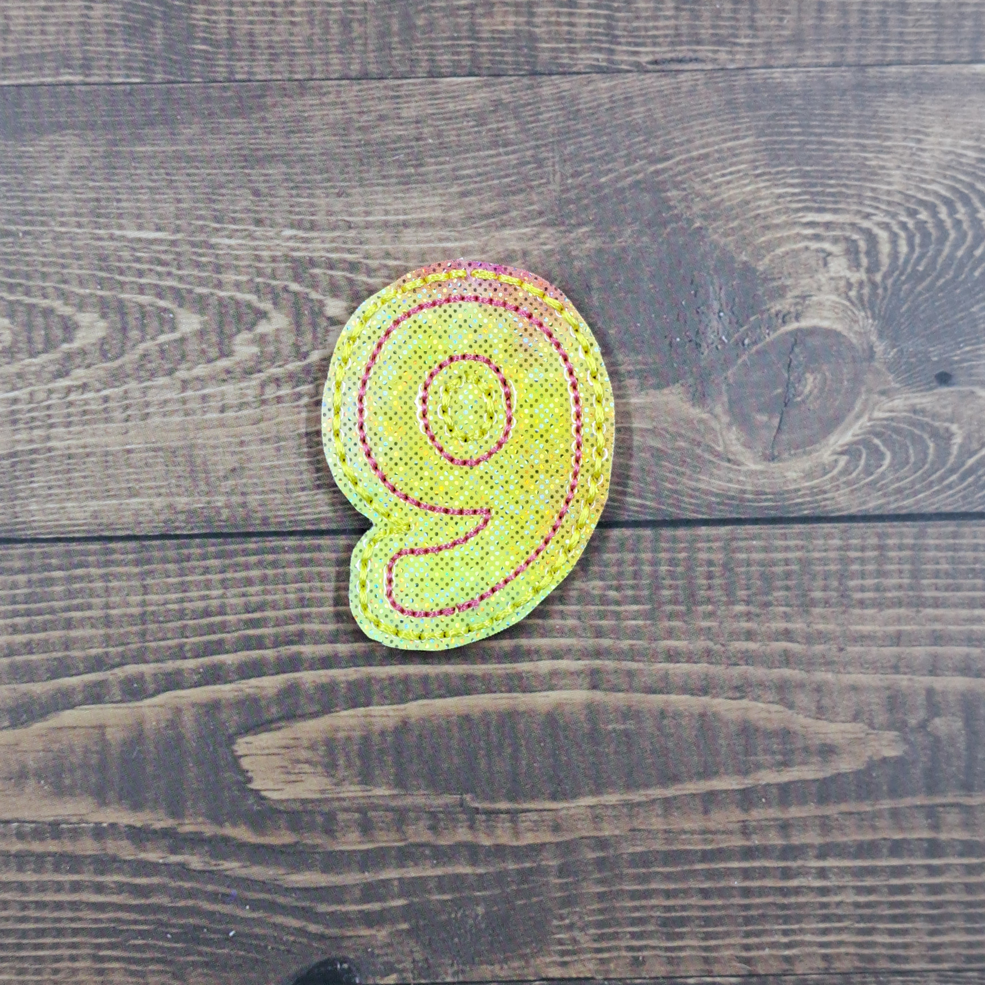 Birthday Numbers Pastel Rainbow Sparkle