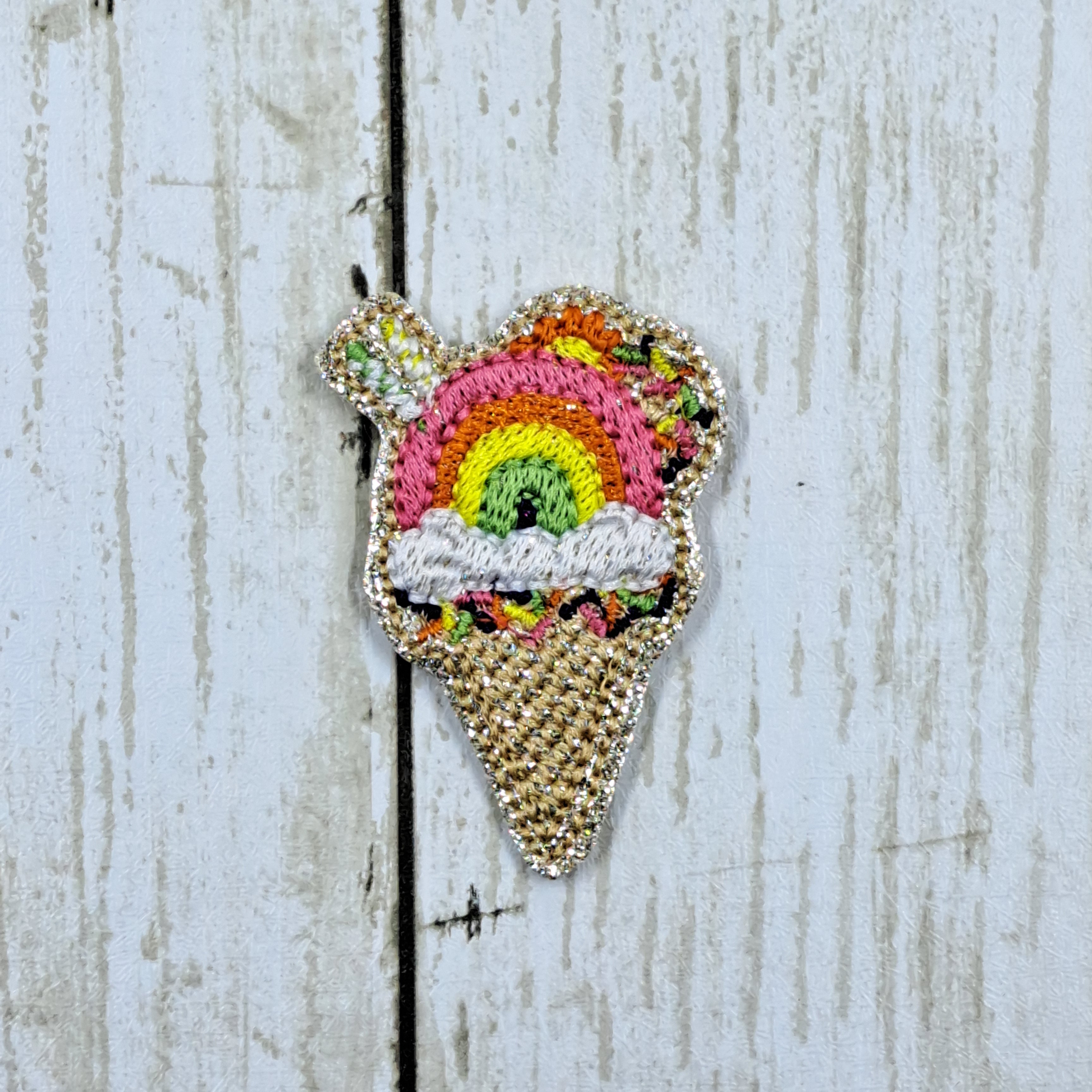 New Summer Rainbow Ice Cream Cone