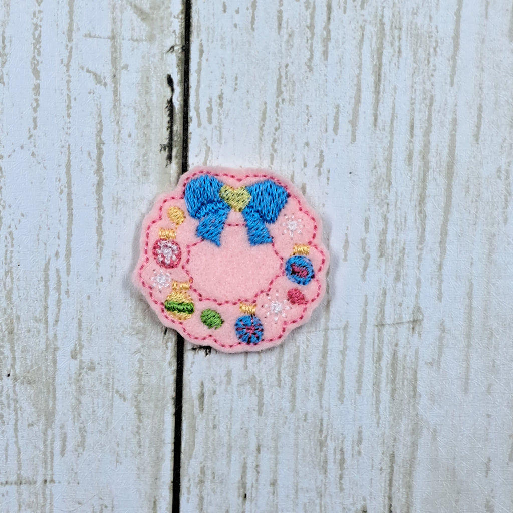 Pink Christmas Wreath