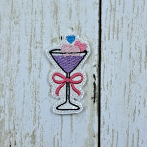Valentines Day Martini Hearts