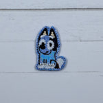 T.V. Blue Dog Friend Socks