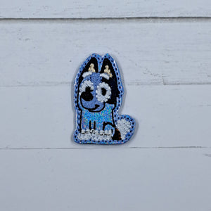 T.V. Blue Dog Friend Socks