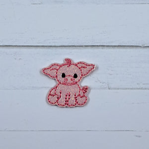 Baby Pigglet Animal Glitter