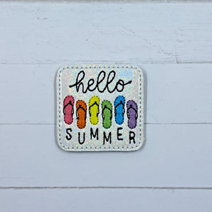 Hello Summer Flip Flops