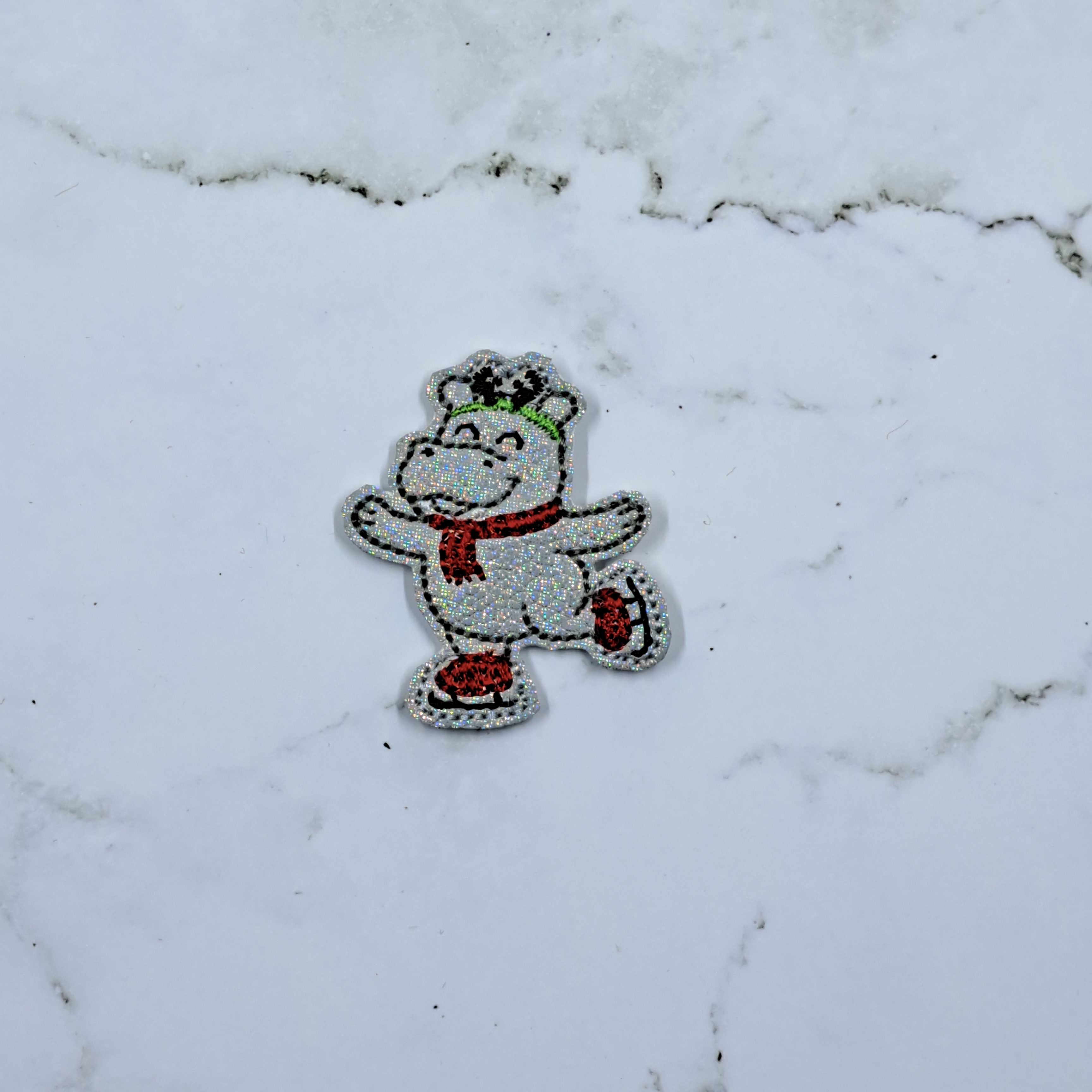 New Christmas Skating Hippo