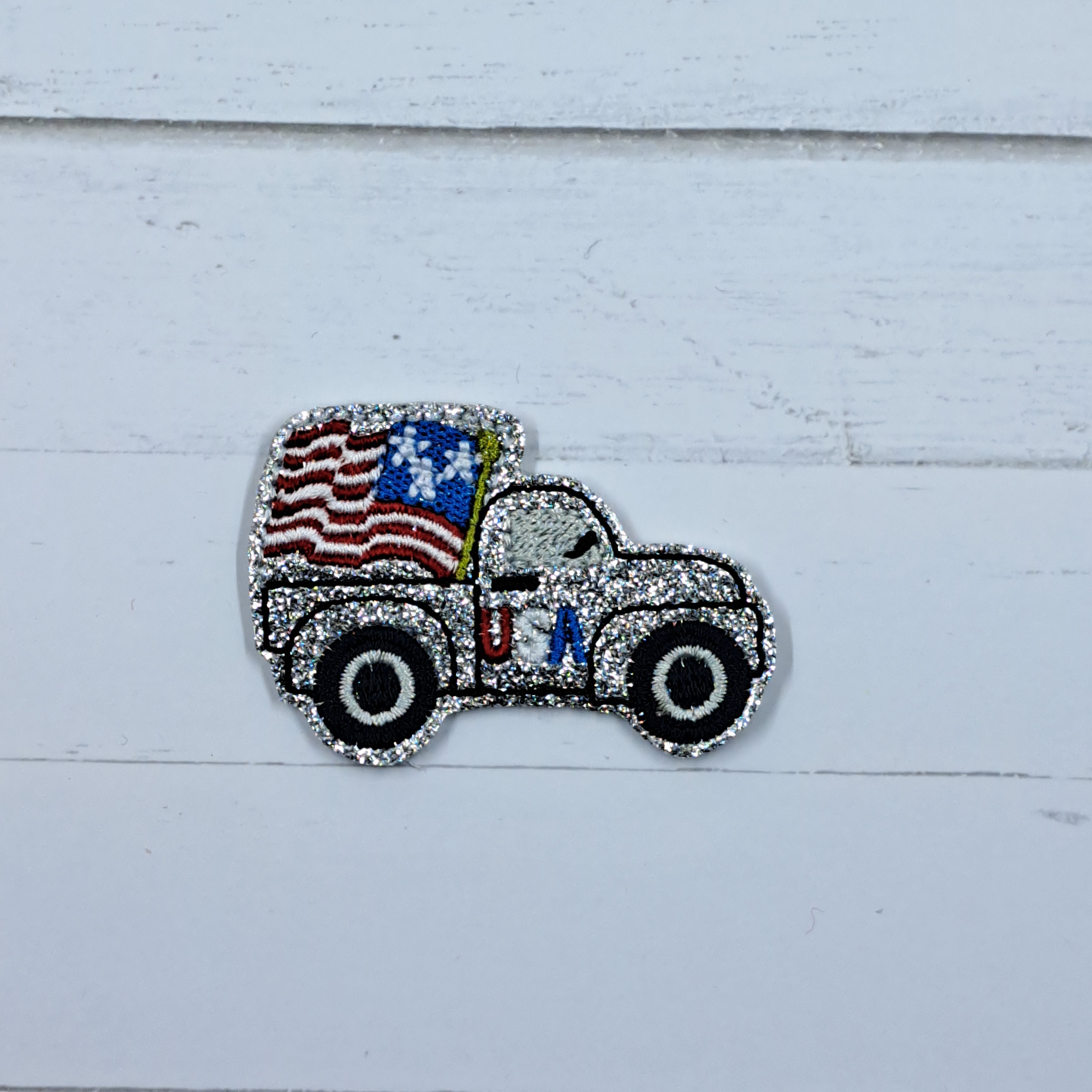 Patriotic Flag Truck
