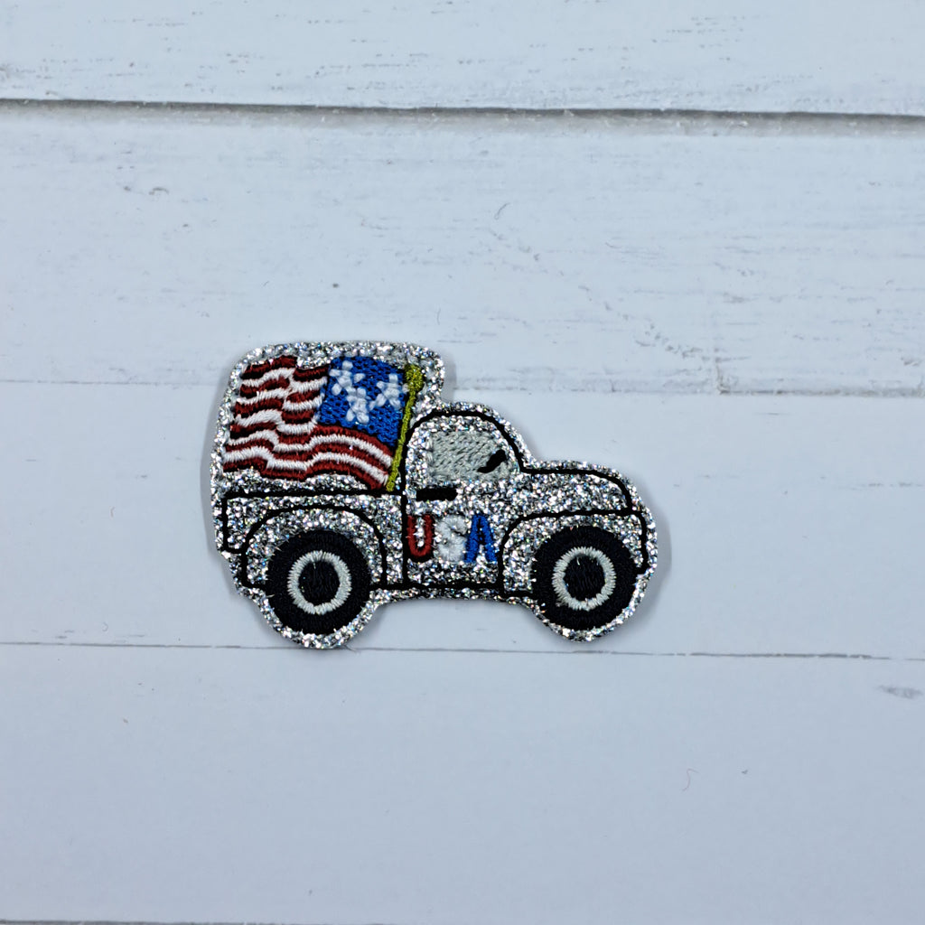 Patriotic Flag Truck