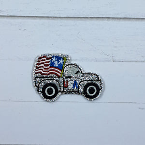 Patriotic Flag Truck