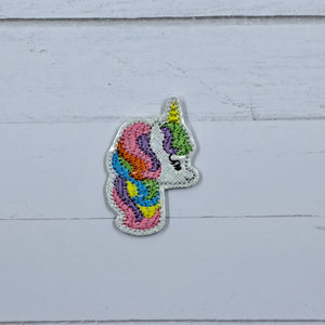 Rainbow Unicorn Curly