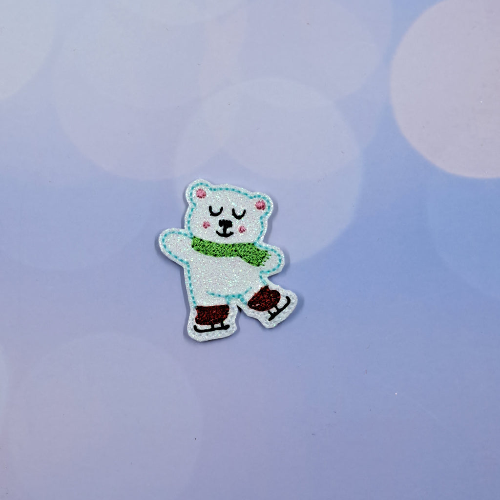 New Christmas Skating Polar Bear
