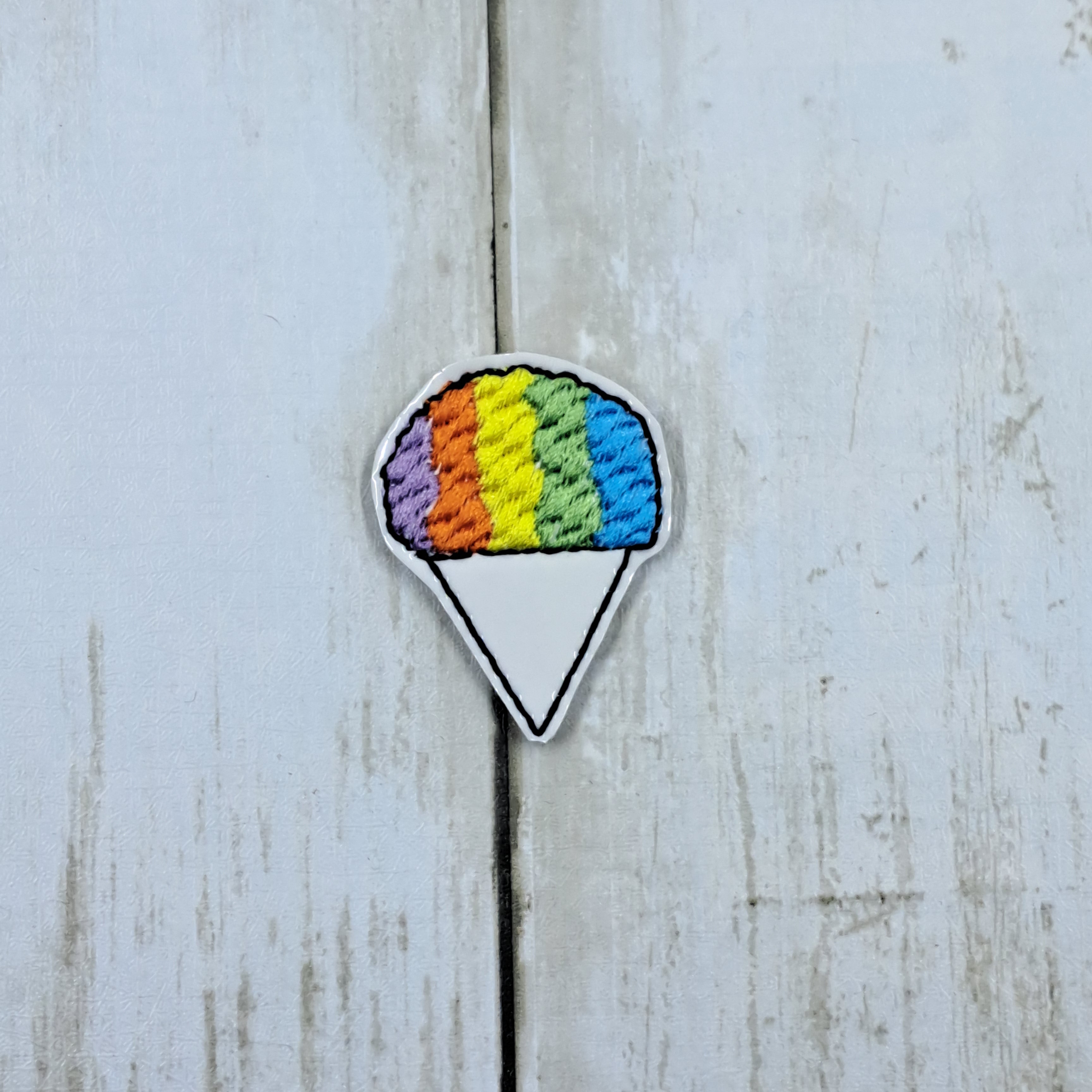 Summer Rainbow Snow Cone