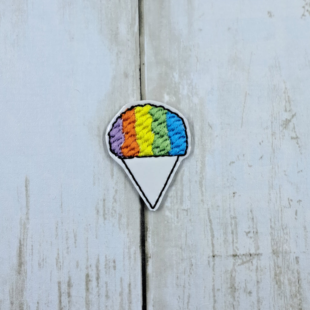 Summer Rainbow Snow Cone