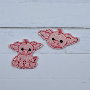 Baby Pigglet Animal Glitter