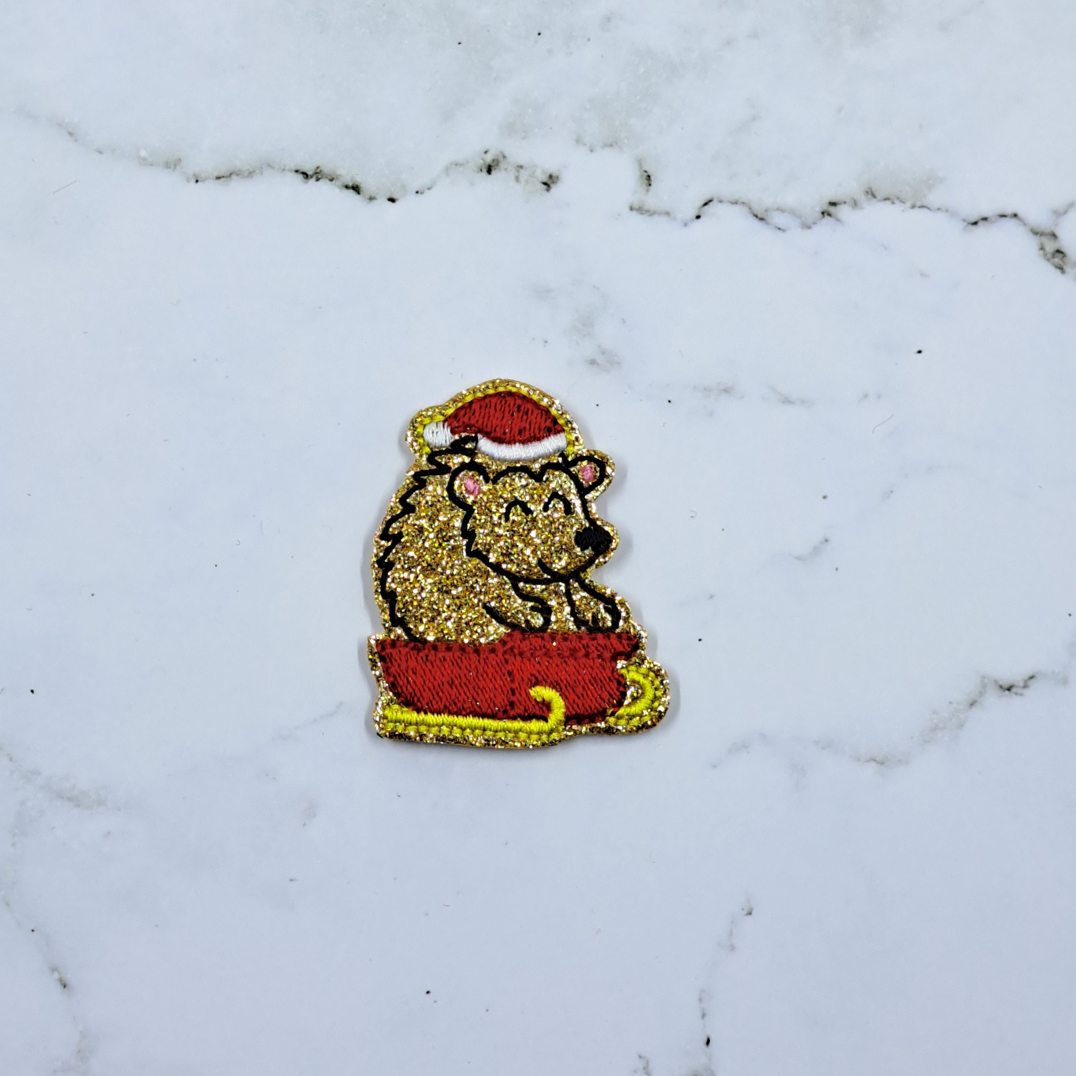 New Christmas Skating Hedgehog