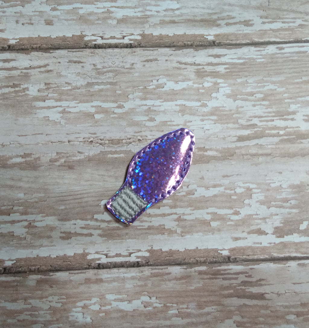 Holographic Purple Christmas Light