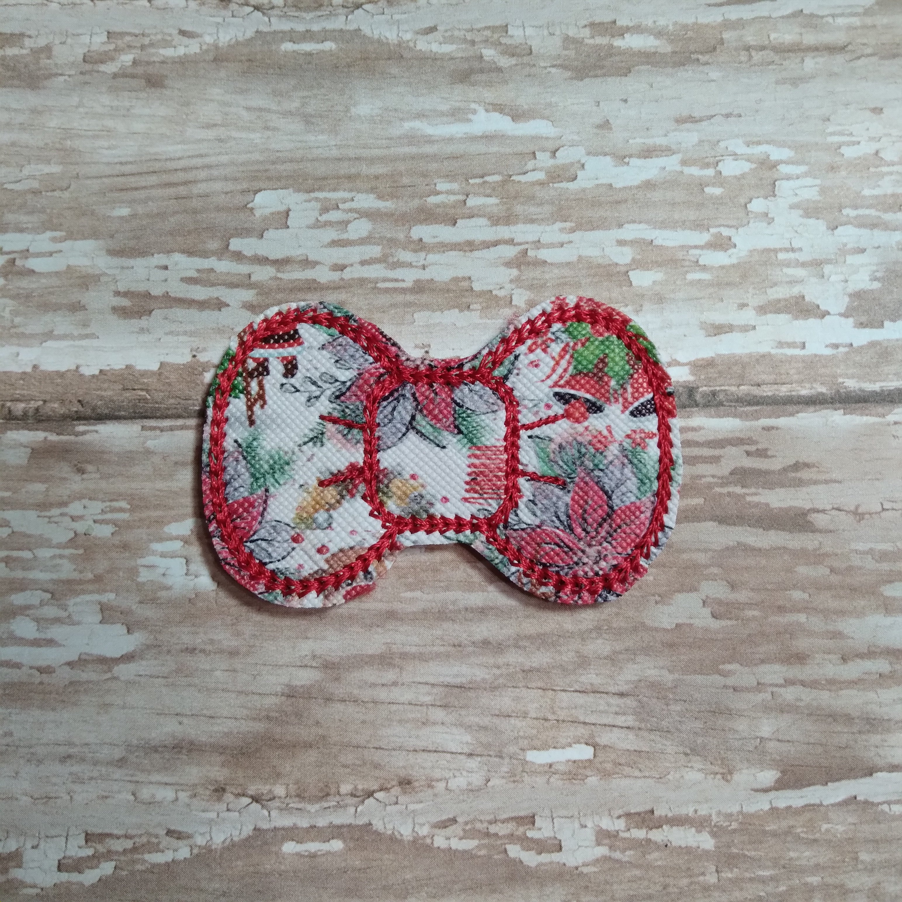 Simple Bow Christmas Print