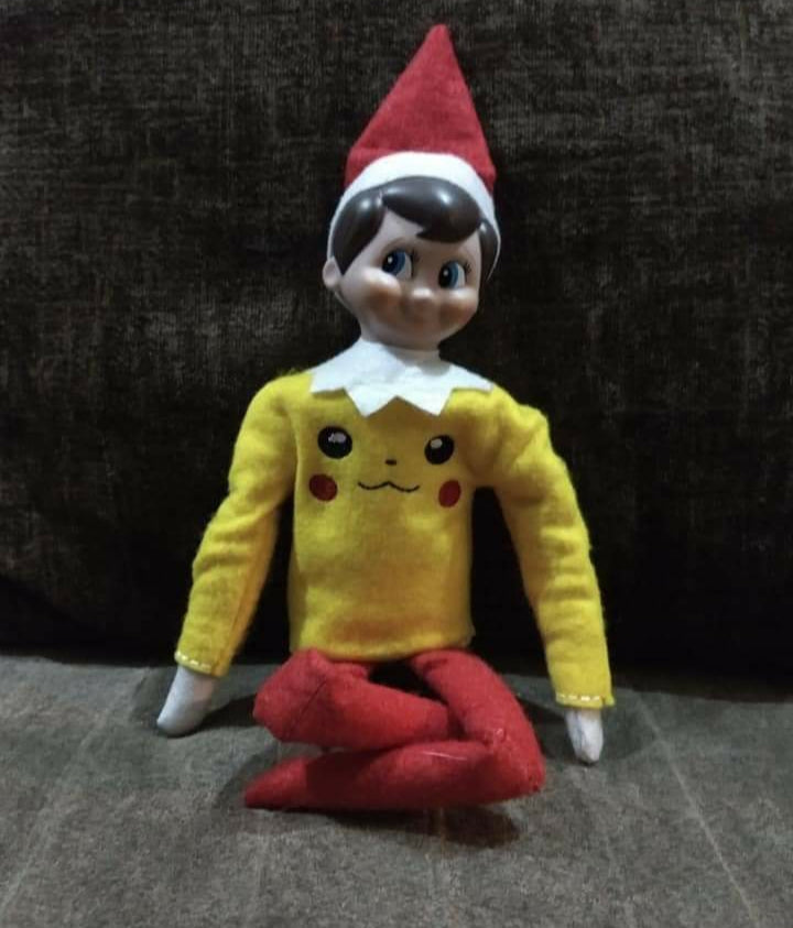 Elf Doll Yellow Monster Sweater