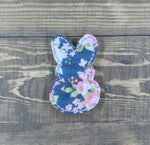 Floral Bunny Silhouette