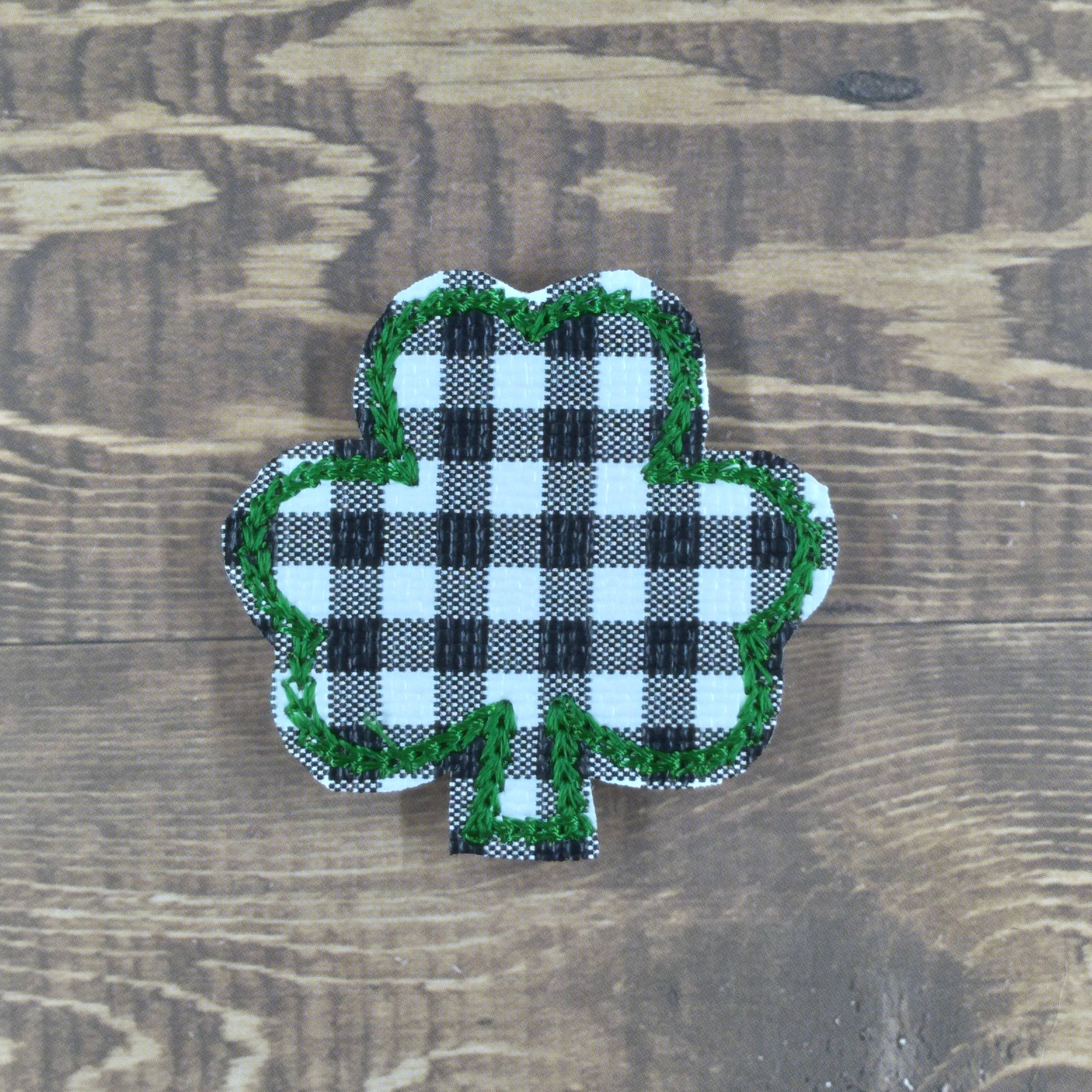 St Pats Shamrock Checkered