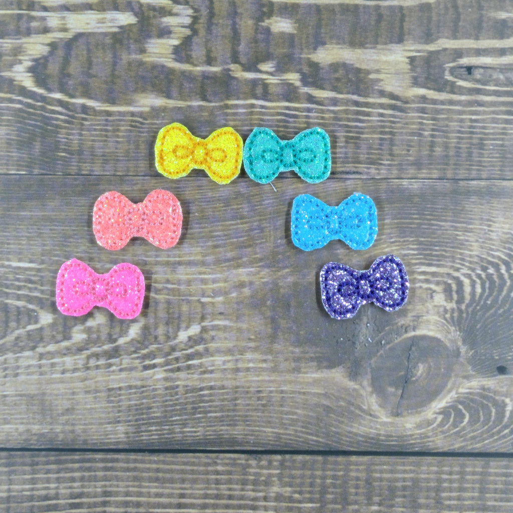 Teeny Bows Bright Rainbow
