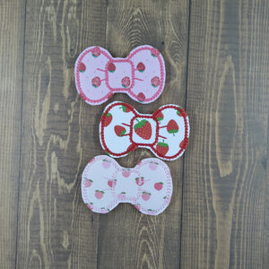 Strawberry Simple Bows