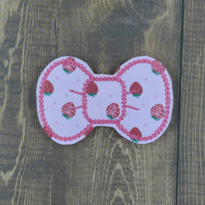 Strawberry Simple Bows