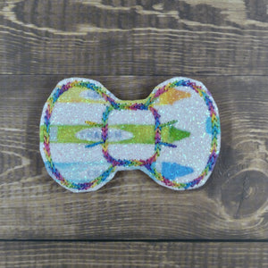 Back To School Glitter Simple Bows