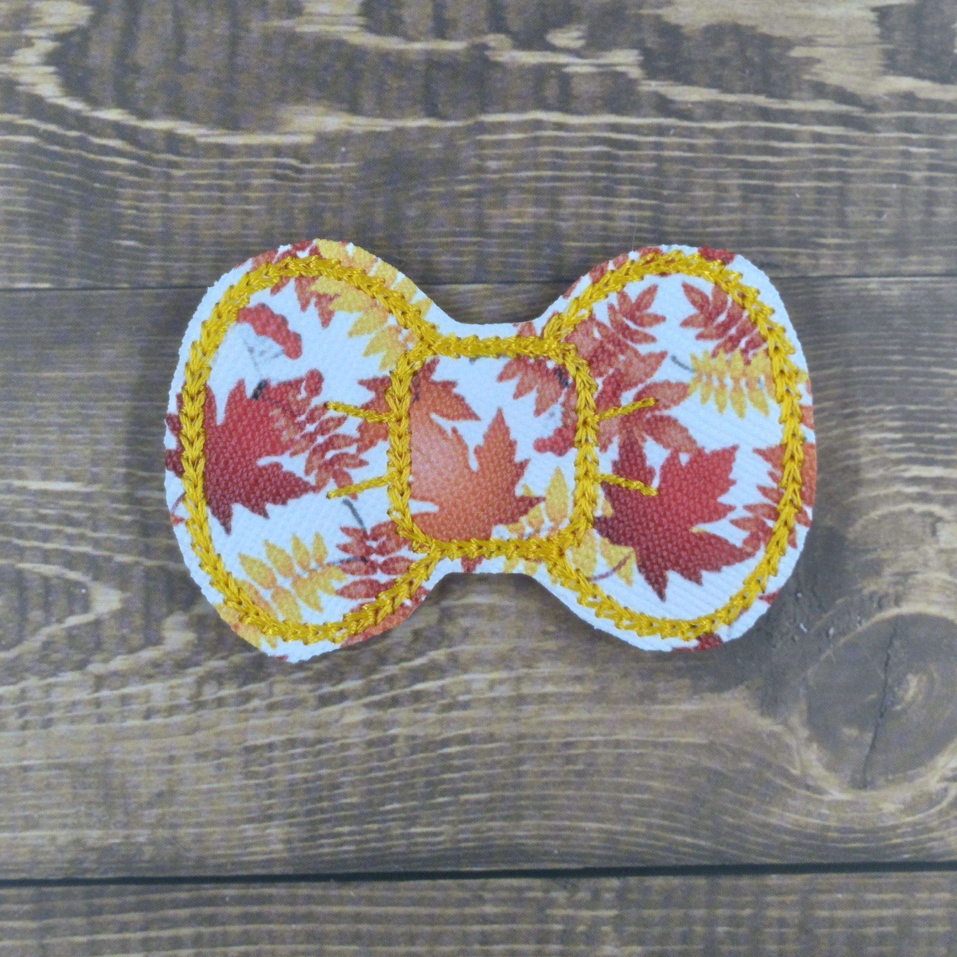 Fall Leaves Simple Bows