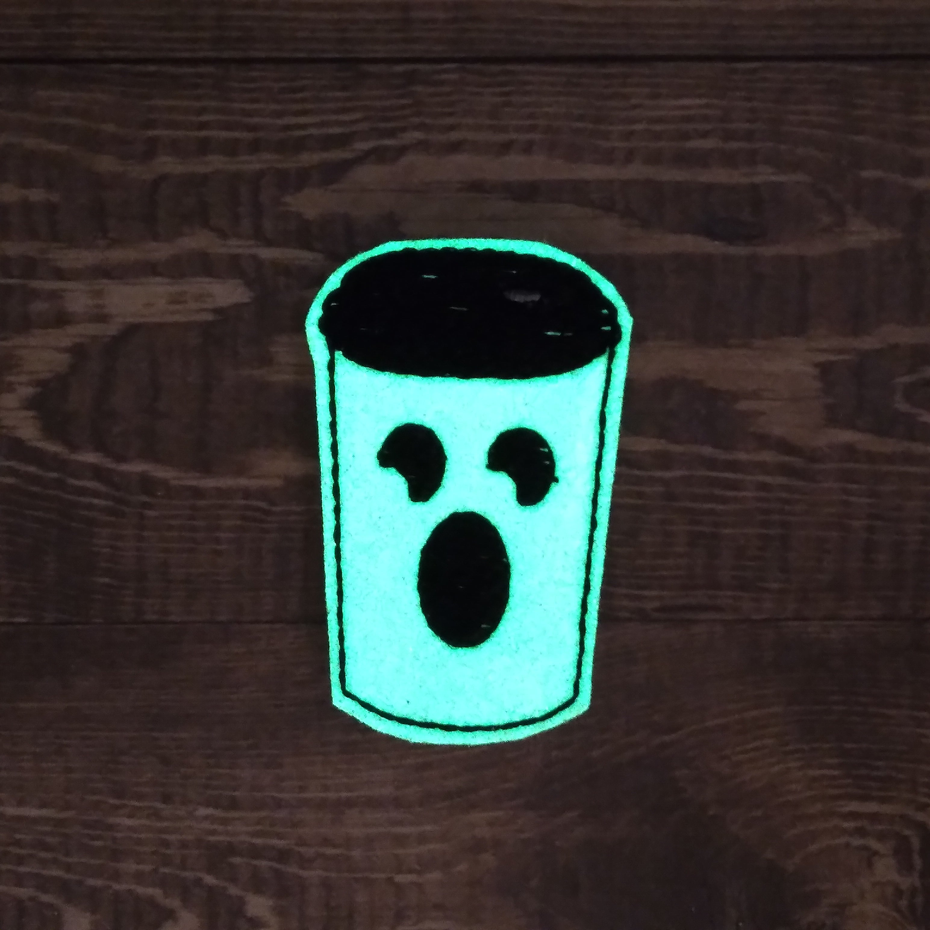 Glitter Glow Ghost Cup