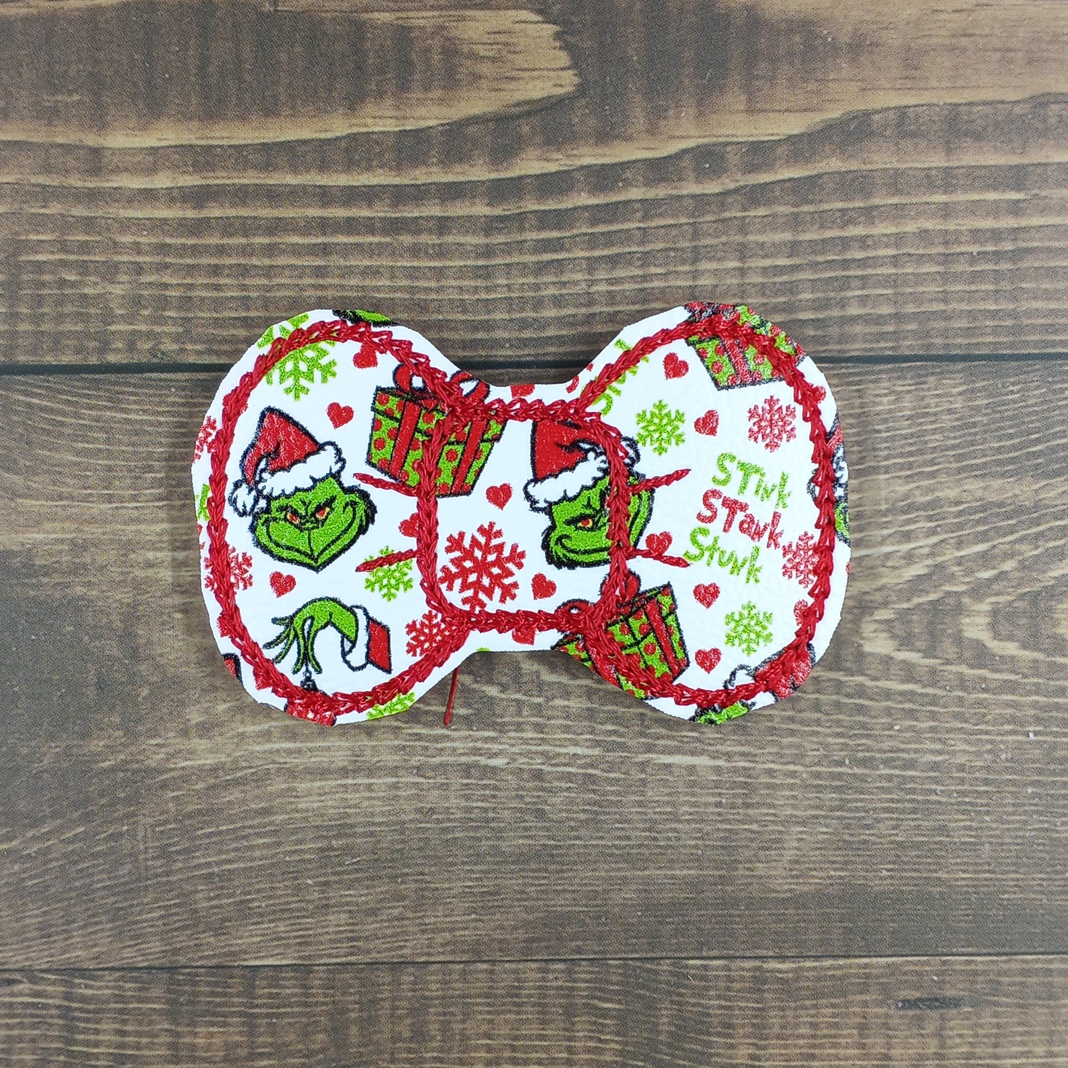 Christmas Green Stink Simple Bows