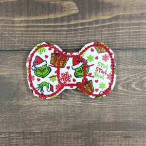 Christmas Green Stink Simple Bows