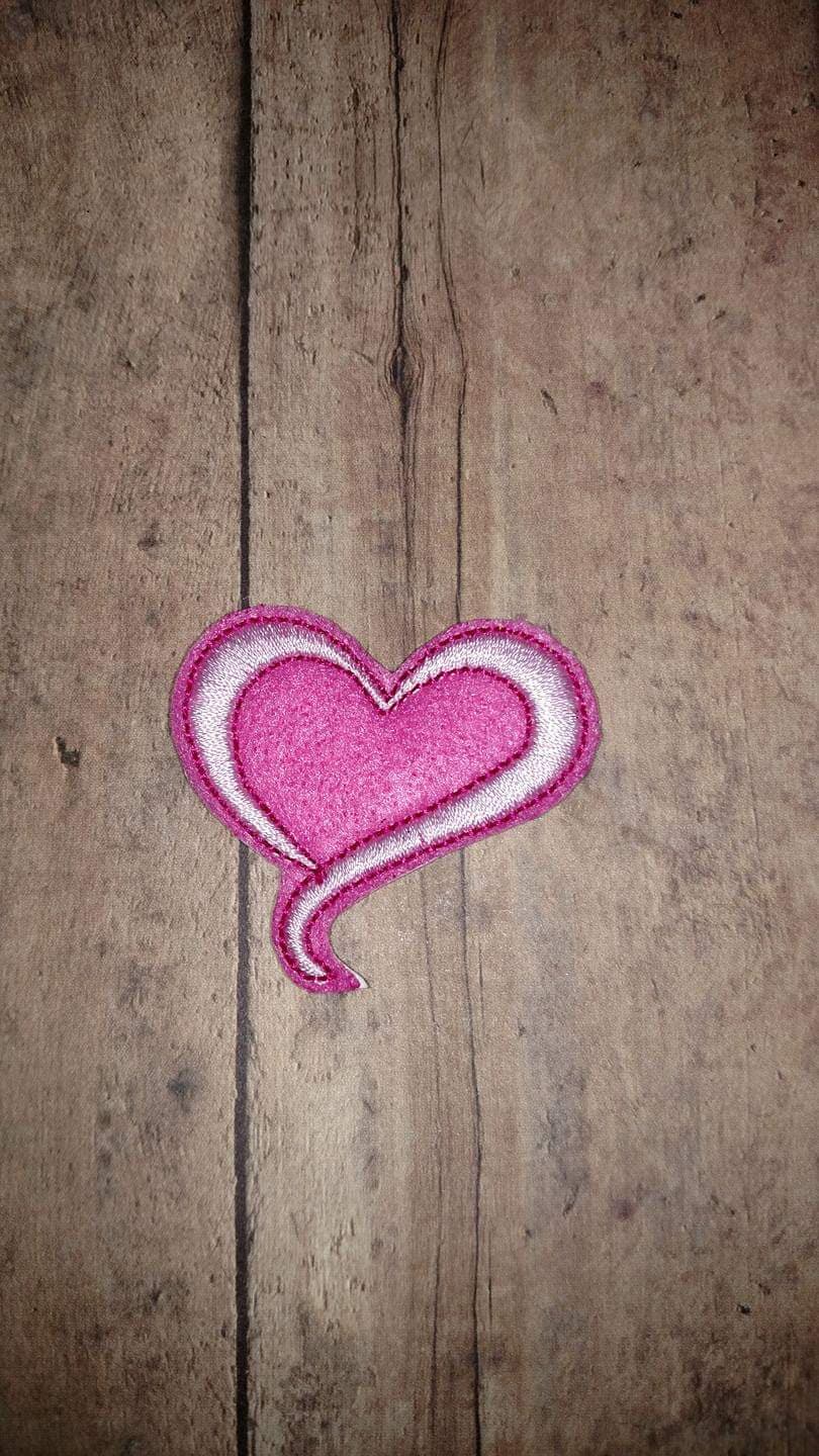 V-Day Heart Swirl Tail