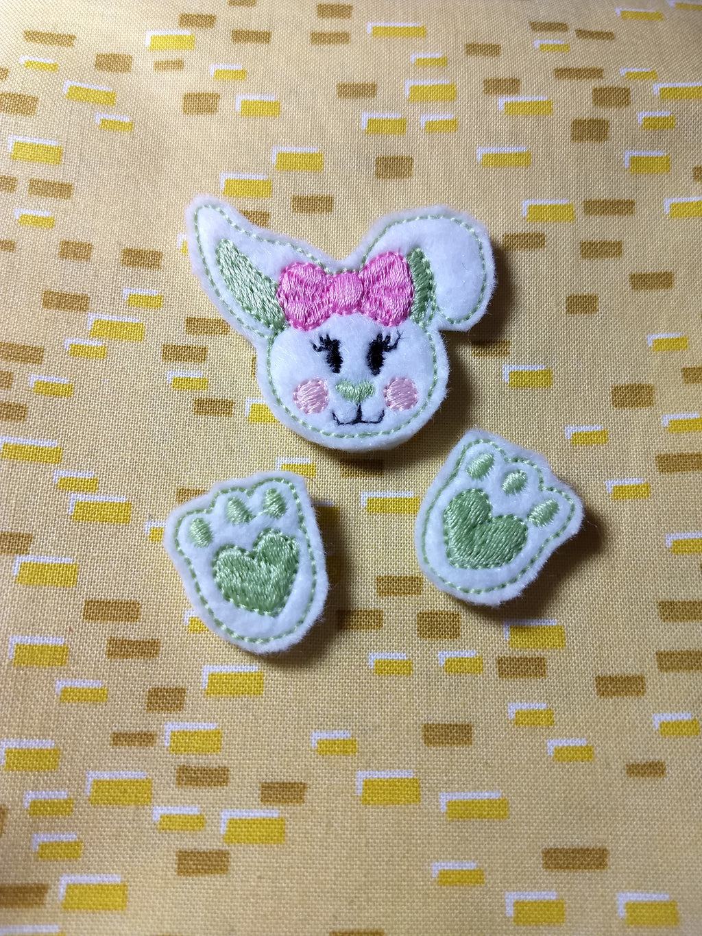 Easter Green 3 Piece Bunny