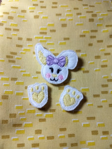 Easter Yellow 3 Piece Bunny