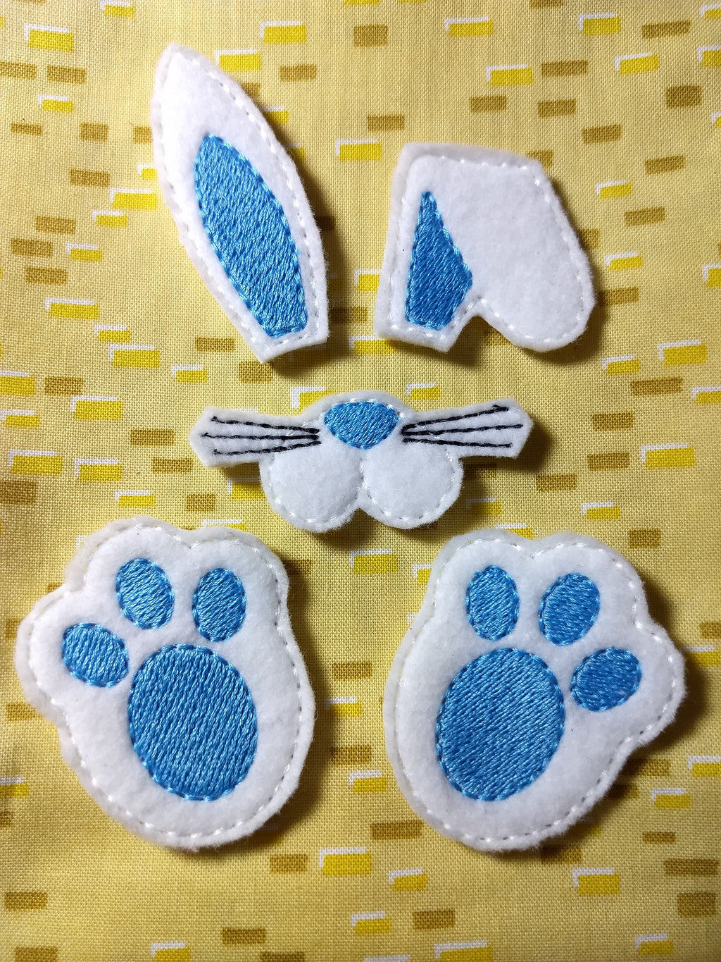 Easter Blue 5 Piece Bunny