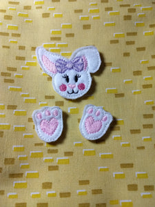 Easter Pink 3 Piece Bunny