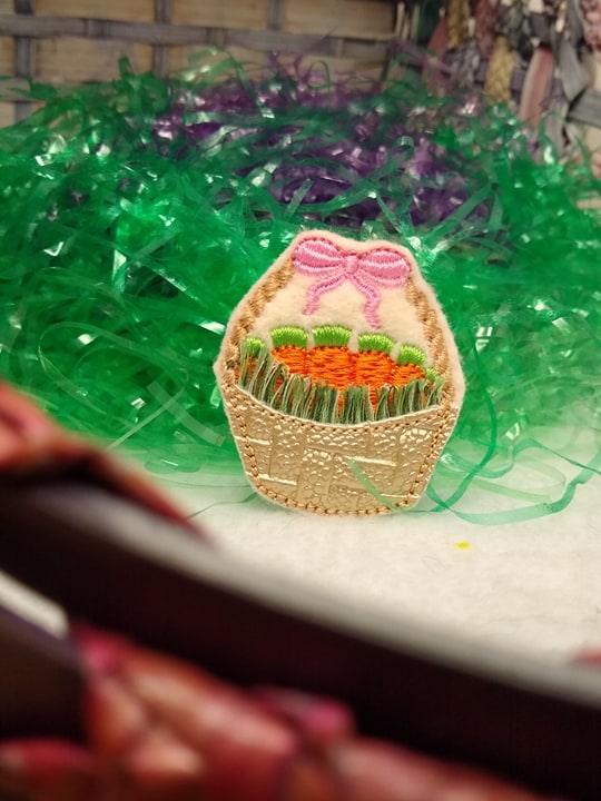 Easter Basket With Carrots