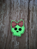 Spooky Pretty Skull Glow In The Dark