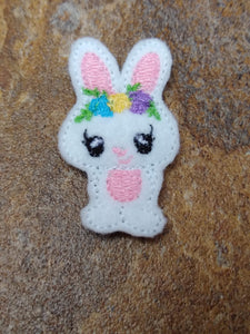 Spring Easter Floral Bunny